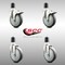 Service Caster 5 Inch 316SS Thermoplastic Rubber Swivel 1-7/8 Inch Stem Caster Lock Brake, 2PK SCC-SS316TTLEX20S514-TPRB-2-S-2-178 - alternate 3
